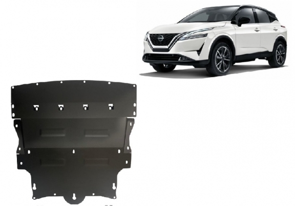 Cubre carter metalico Nissan Qashqai J12