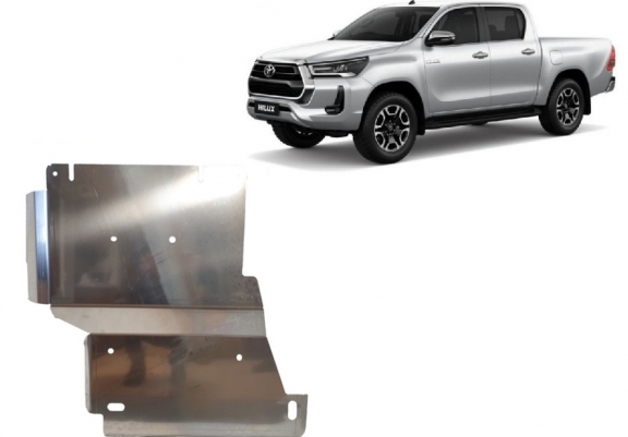 Protector de aluminio del diferencial Toyota Hilux Invincible