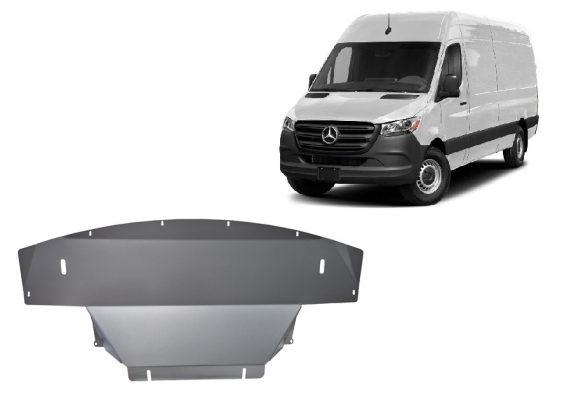 Cubre carter de aluminio Mercedes Sprinter 907 - 4x4