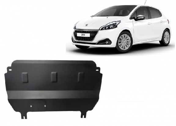 Cubre carter metalico Peugeot 208