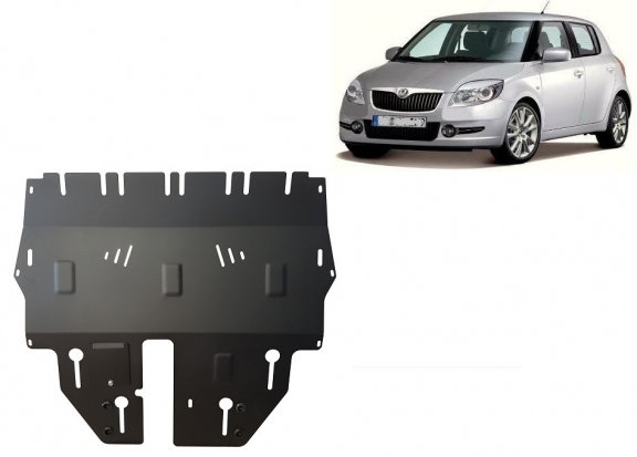 Cubre carter metalico Skoda Fabia 2