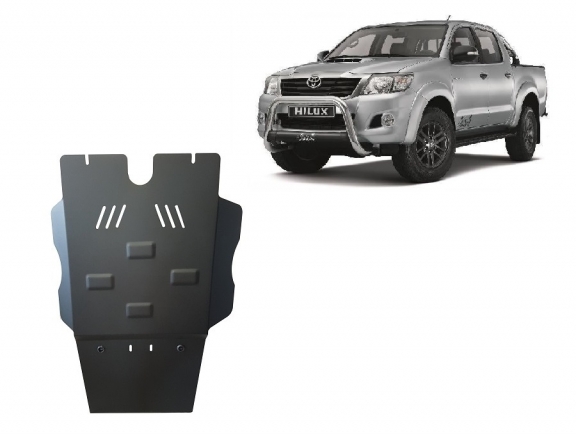 Protector de la caja de cambios y filtro de partículas Toyota Hilux