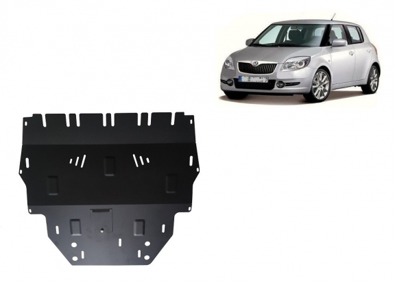 Cubre carter metalico Skoda Fabia 2 - Diesel