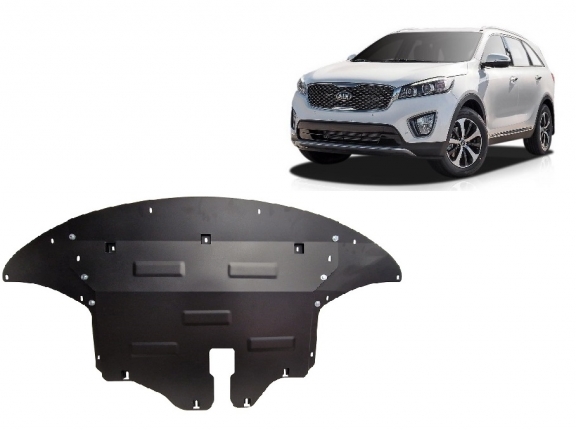 Cubre carter metalico Kia Sorento UM