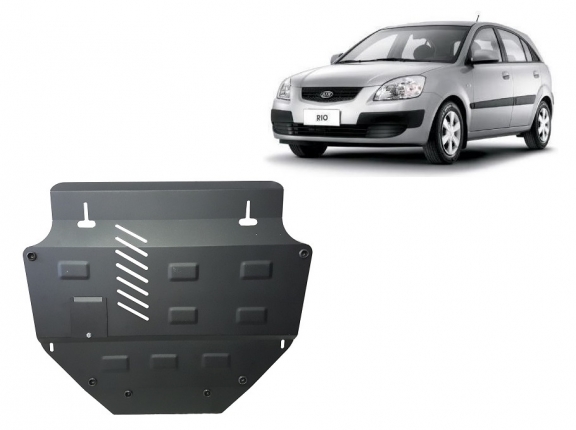 Cubre carter metalico Kia Rio 2