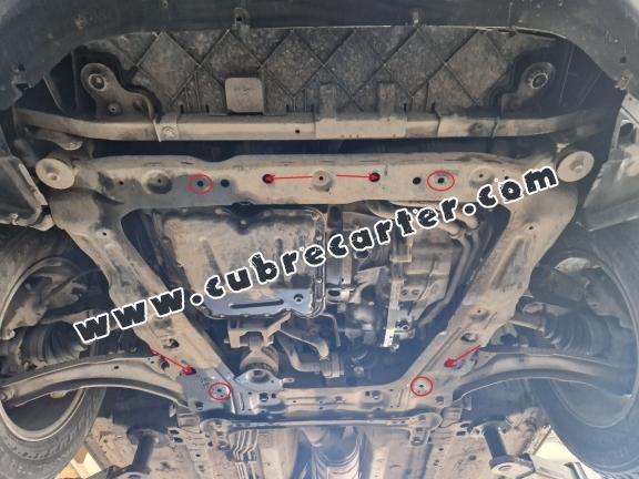 Cubre carter metalico Nissan Qashqai J10