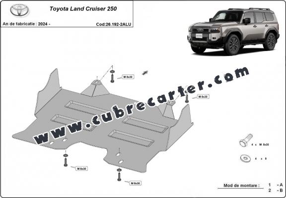 Cubre carter aluminio Toyota Land Cruiser 250