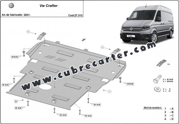 Cubre carter metalico Vw Crafter