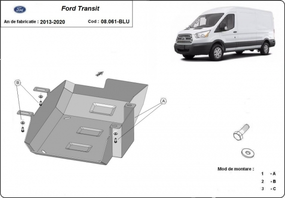 Protector del deposito AdBlue Ford Transit