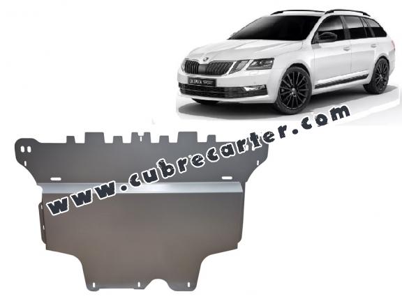 Cubre carter aluminio Skoda Octavia 3