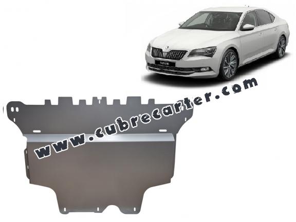 Cubre carter aluminio Skoda Superb III