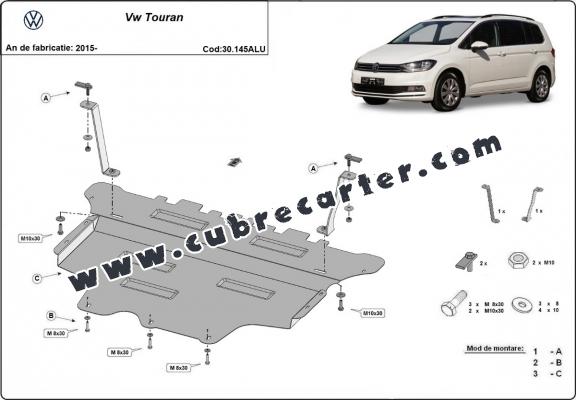 Cubre carter aluminio VW Touran 