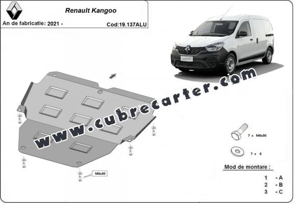Cubre carter aluminio Renault Kangoo