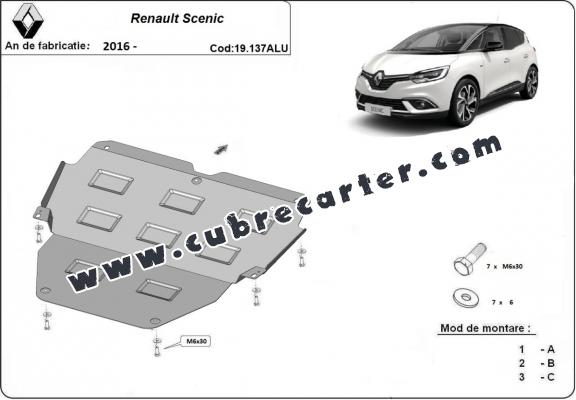 Cubre carter aluminio Renault Scenic IV