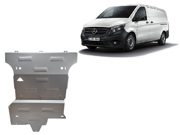 Cubre carter de aluminio Mercedes Viano W447
