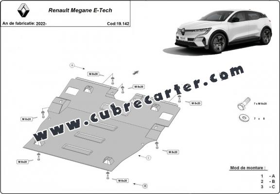 Cubre carter metalico Renault Megane E-Tech