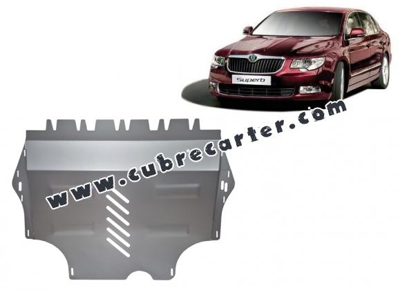 Cubre carter aluminio Skoda Superb II