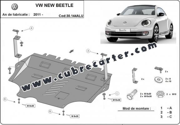 Cubre carter aluminio Volkswagen New Beetle