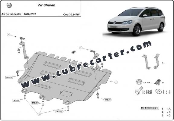 Cubre carter metalico Volkswagen Sharan - Webasto