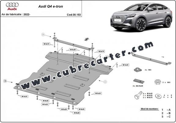 Cubre carter metalico Audi Q4 e-tron