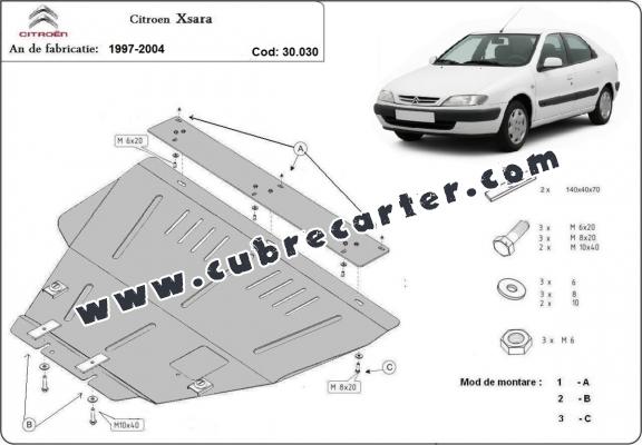 Cubre carter metalico  Citroen Xsara