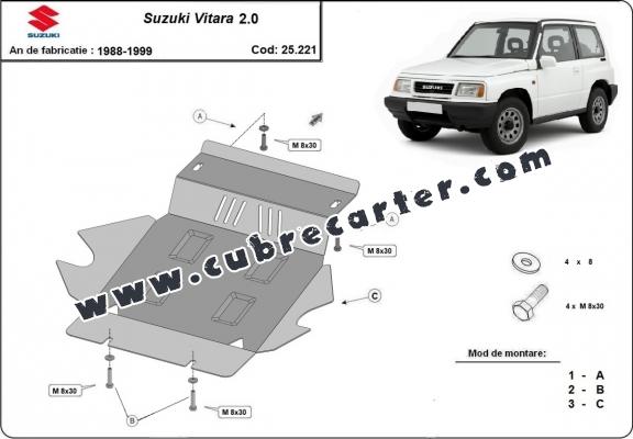 Protección del caja de cambios Suzuki Vitara 2.0