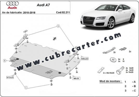 Cubre carter metalico Audi A7