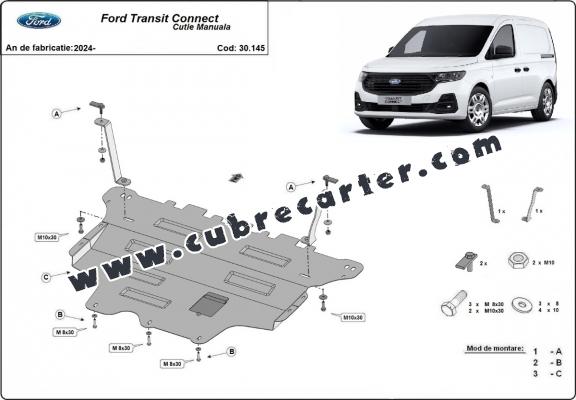 Cubre carter metalico Ford Transit Connect