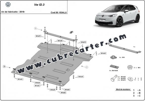 Cubre carter aluminio Volkswagen ID.3