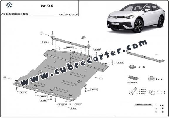 Cubre carter aluminio Volkswagen ID.5