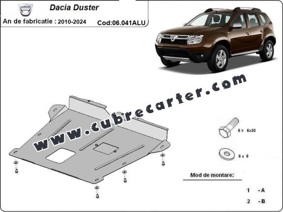 Cubre carter aluminio Dacia Duster