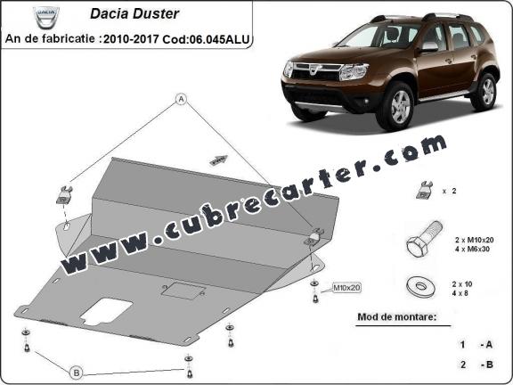 Cubre carter aluminio Dacia Duster