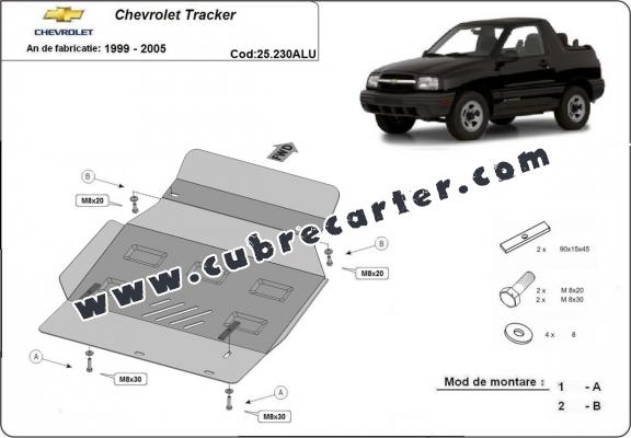 Cubre carter aluminio Chevrolet Tracker