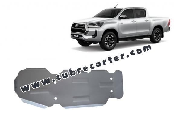 Aluminio - Protección del depósito de combustible Toyota Hilux Invincible