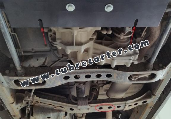 Protección del caja de cambios Nissan Navara D22