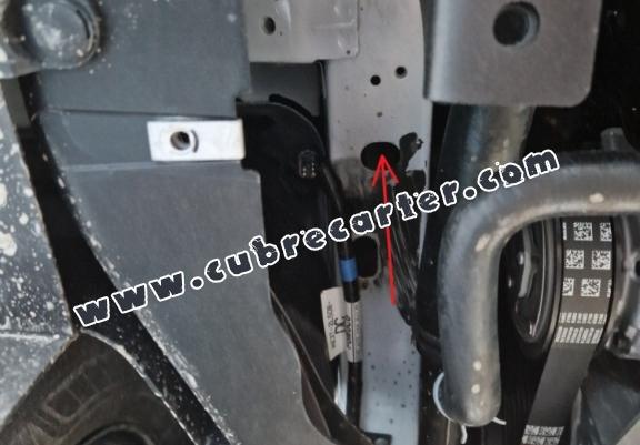 Cubre carter aluminio Ford Transit Custom