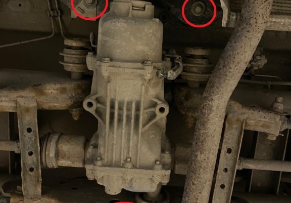 Protector de aluminio del diferencial trasero Dacia Duster - 4x4