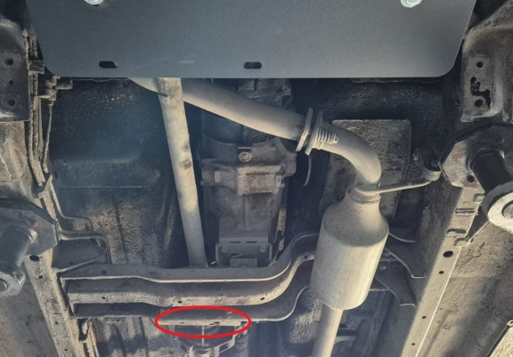 Protector de la caja de cambios Chevrolet Tracker