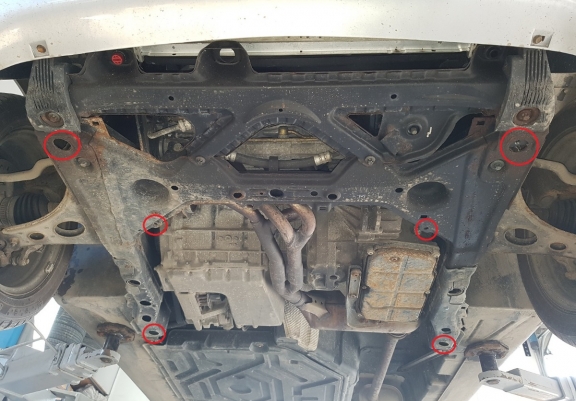 Cubre carter metalico Mercedes A-Classe W168