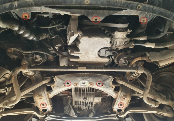 Cubre carter metalico Audi A6