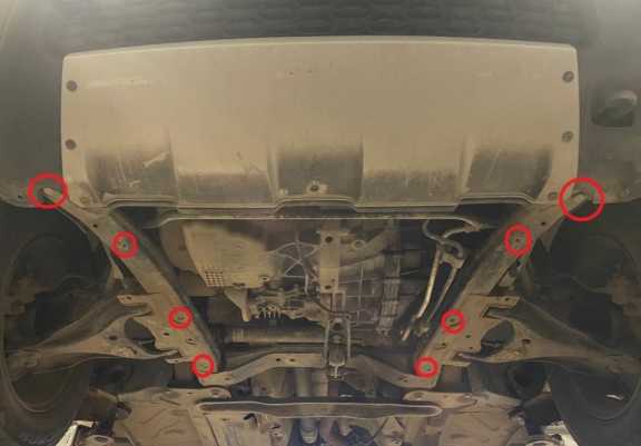 Cubre carter de aluminio Dacia Duster