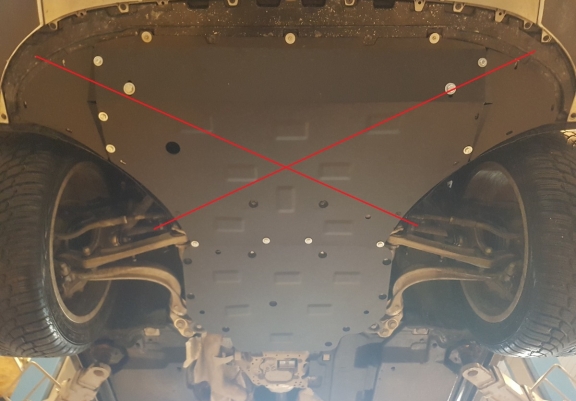 Protector de la caja de cambios VW Touareg