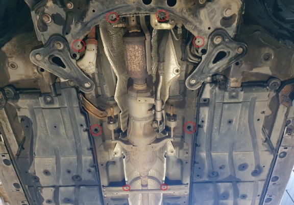 Protector del catalizador/cat lock Lexus CT200H