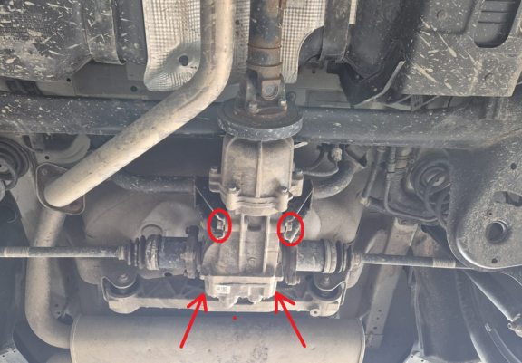 Protector de aluminio del diferencial trasero Suzuki SX4