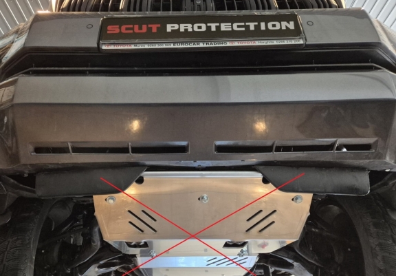 Protector de aluminio de la caja de cambios Toyota Land Cruiser 150