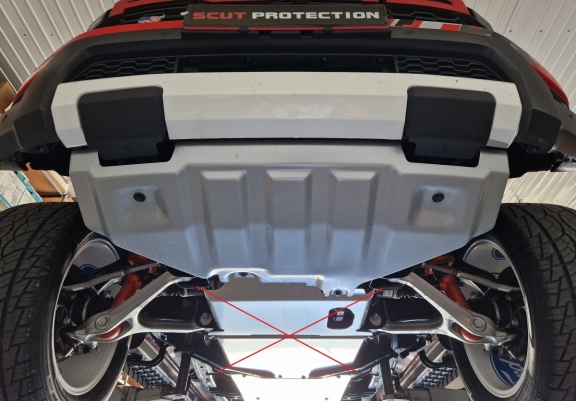 Protector de aluminio de la caja de transferencia Ford Ranger Raptor