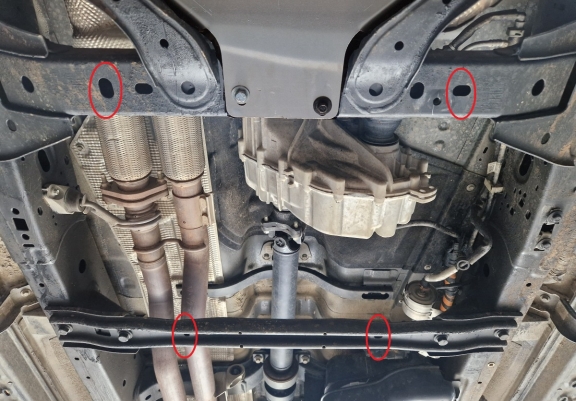 Protector de aluminio de la caja de transferencia Ford Ranger Raptor