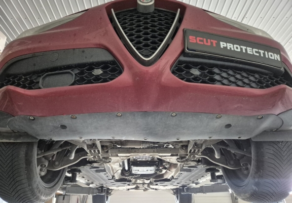 Cubre carter de aluminio Alfa Romeo Stelvio