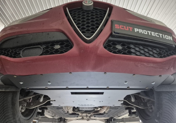 Cubre carter de aluminio Alfa Romeo Stelvio