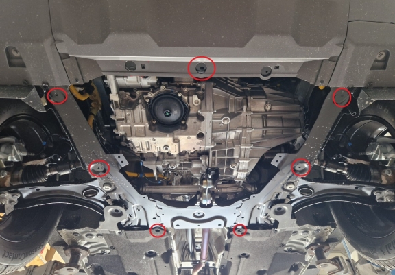 Cubre carter de aluminio Dacia Duster - 4x2